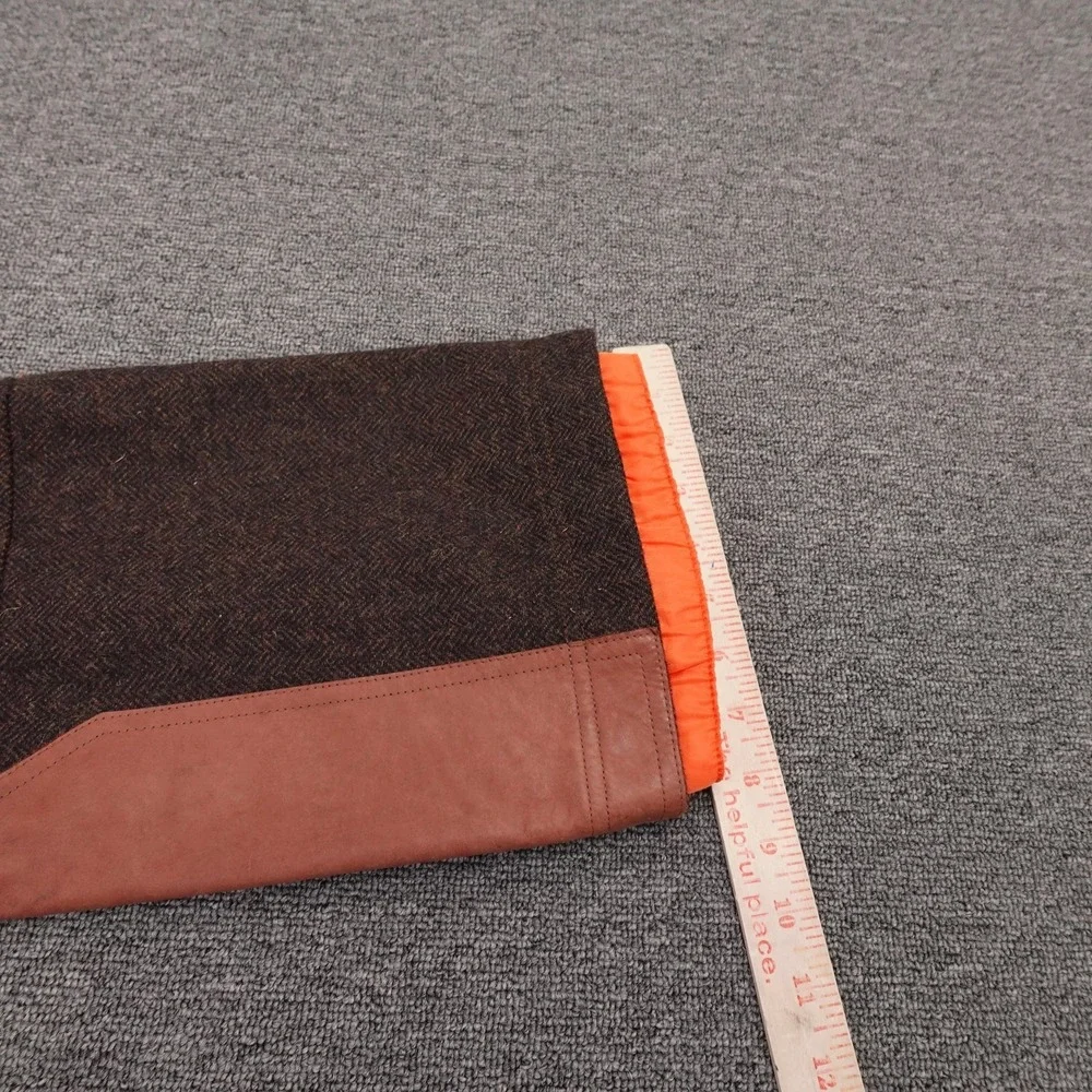 Alps & Meters Snow Pants Mens Large Brown Alpine Winter Trouser Wool Ski